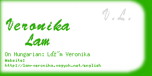 veronika lam business card